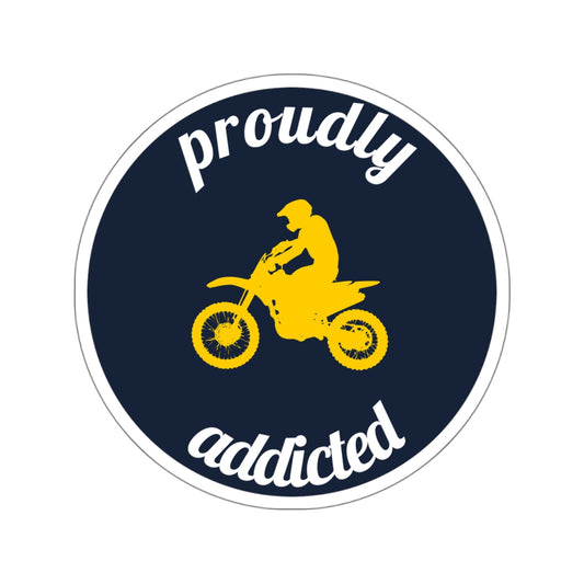 Dirt Biker - 3.5" Kiss-Cut Sticker