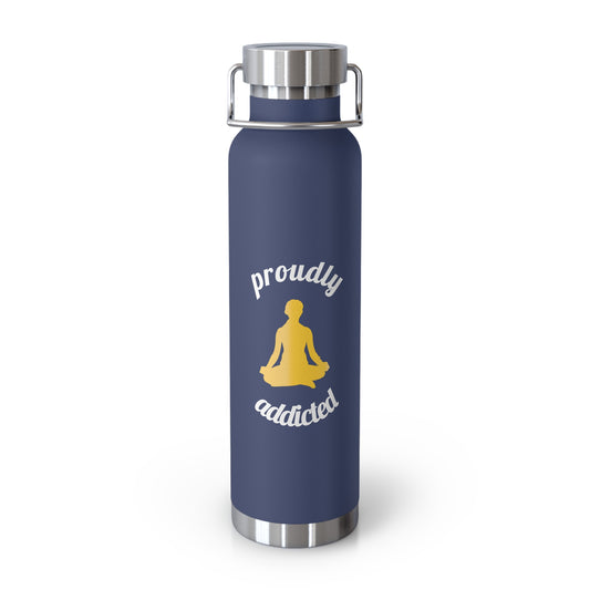 Yoga Lotus - Copper Vacuum Insulated Bottle, 22oz