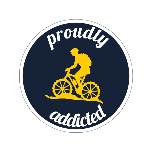 Mtn Biking - 3.5 " Kiss-Cut Stickers