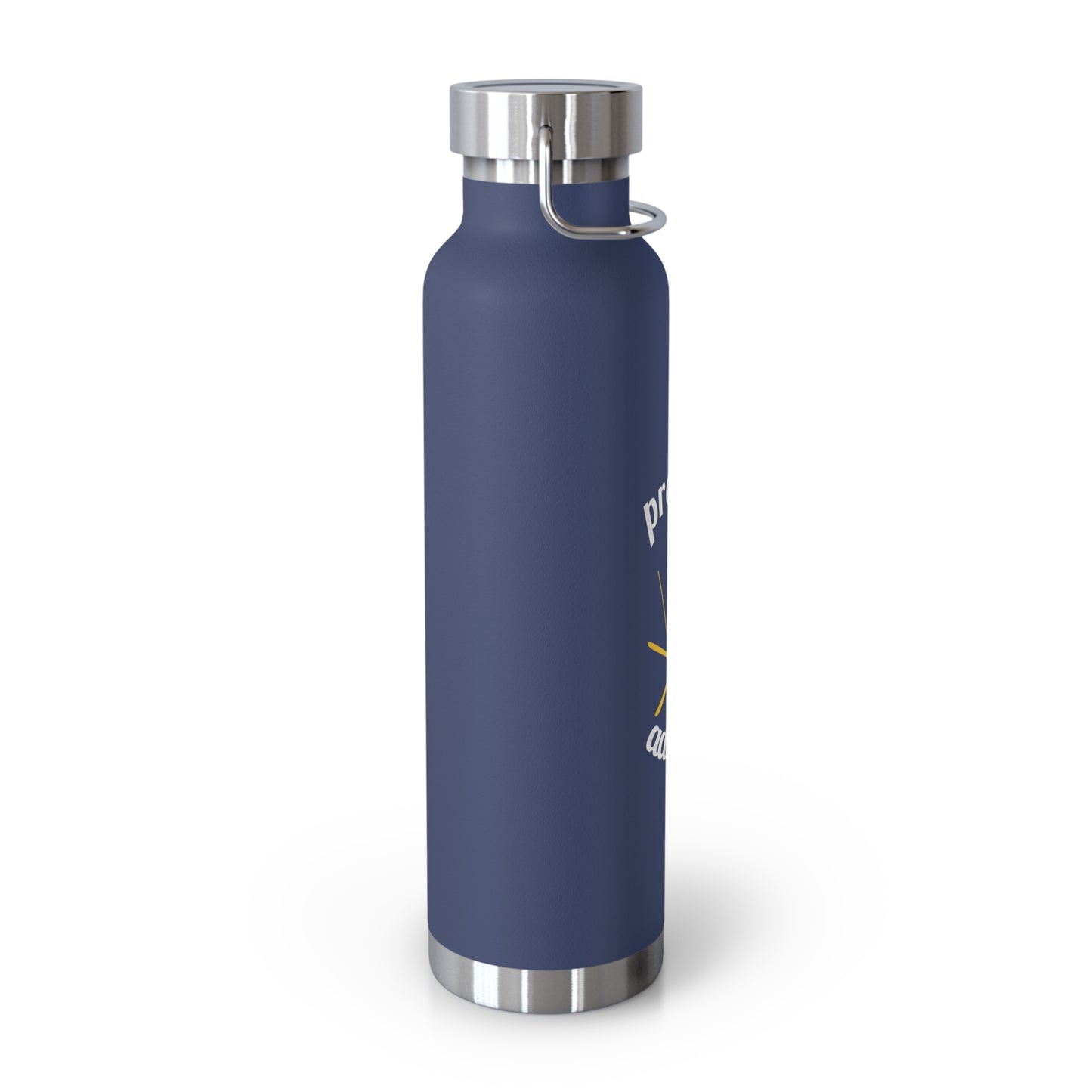 Styling Skier - Copper Vacuum Insulated Bottle, 22oz - Proudly Addicted