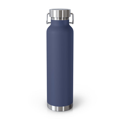 Styling Skier - Copper Vacuum Insulated Bottle, 22oz - Proudly Addicted